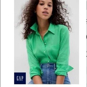 Gap Boyfriend Linen Shirt - Brand new with tags